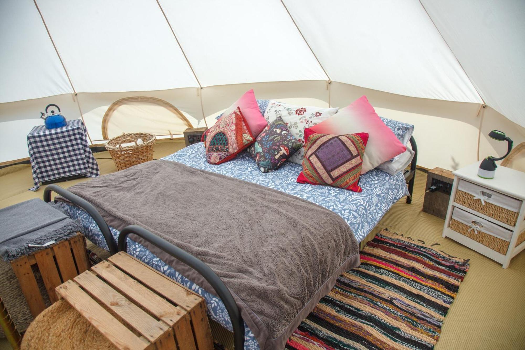 Glamping Meadow Bell Tent Stithians